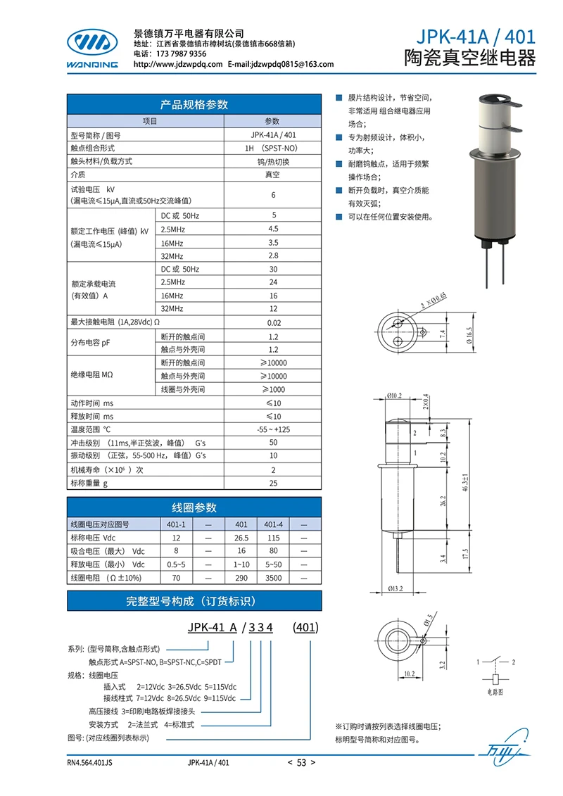 JPK-41A-401 JPK-41A-401
